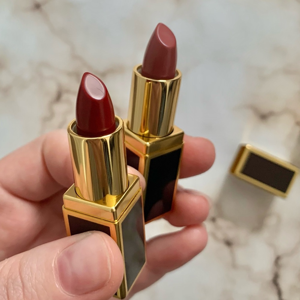 Tom Ford Mini Lipsticks in Scarlet Rouge and Casablanca